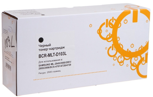 Картридж Bion MLT-D103L 2500стр Черный