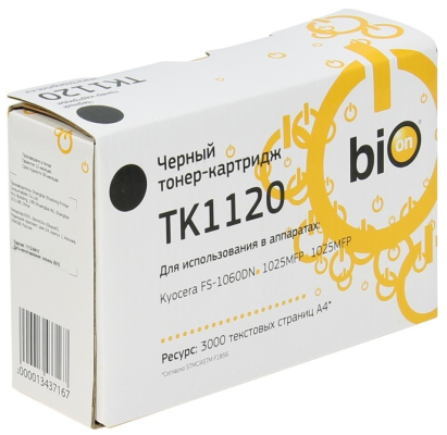 Картридж Bion TK-1120 3000стр Черный