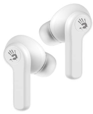 Наушники с микрофоном A4Tech Bloody M30 белый вкладыши BT в ушной раковине (M30)