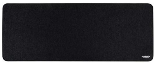 Коврик для мыши игровой SONNEN "WIDE RANGE", резина + ткань, 870х350х4 мм, чёрный, 513315