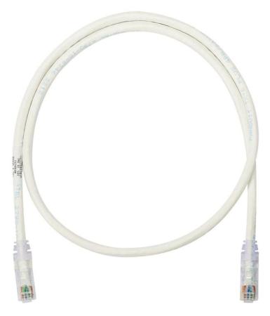 Патч-корд Panduit NK6PC3MY вилка RJ-45-вилка RJ-45 кат.6 3м белый