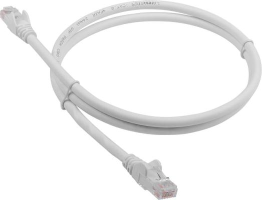 Патч-корд Lanmaster LAN-PC45/U6-2.0-WH вилка RJ-45-вилка RJ-45 кат.6 2м белый LSZH (уп.:1шт)