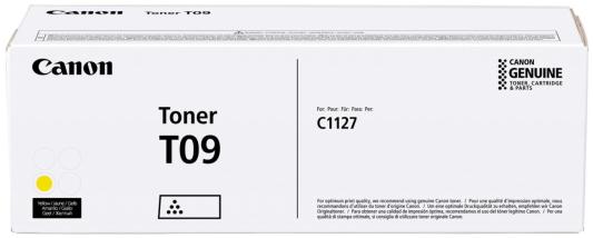 Тонер Canon T09 YL 3017C006 желтый туба для копира i-SENSYS X C1127iF, C1127i, C1127P