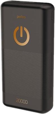 Внешний аккумулятор Power Bank 20000 мАч Perfeo PF_B4298 черный