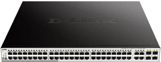 Коммутатор D-Link DGS-1210-52MP/FL1A 52G 48PoE+ 370W настраиваемый