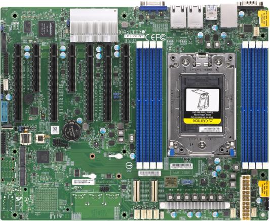 Материнская плата SuperMicro MBD-H12SSL-NT-B ,AMD EPYC (Socket SP3), 8xDDR4, 16xSATA (or 4xNVMe), 2xM.2, 2xDOM, 2x10GbE (Broadcom BCM57416), IPMI, 5xPCI-Ex16 + 2xPCI-Ex8, Video port