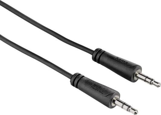 Кабель аудио Hama H-122307 Jack 3.5 (f)/Jack 3.5 (f) 0.75м. черный (00122307)