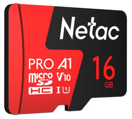 Флеш-накопитель NeTac Карта памяти Netac MicroSD P500 Extreme Pro 16GB, Retail version card only