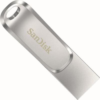 Флешка 256Gb SanDisk Ultra Dual Drive Luxe USB 3.1 USB Type-C серебристый SDDDC4-256G-G46