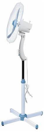 Вентилятор напольный Sonnen FS40-A104 Line 45 Вт белый/синий