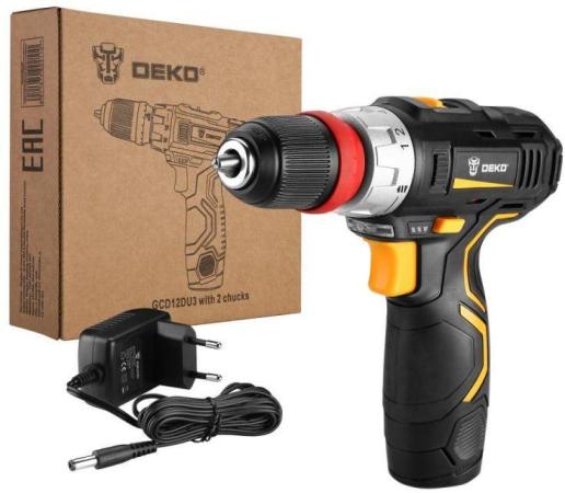 Дрель-шуруповёрт DEKO GCD12DU3