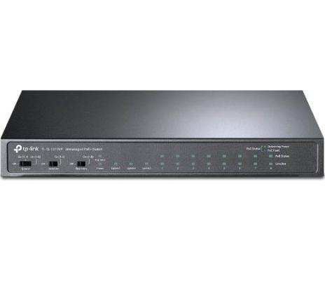 TP-Link TL-SL1311MP Настольный коммутатор на 8 PoE+ портов 10/100 Мбит/с и 3 гигабитных порта