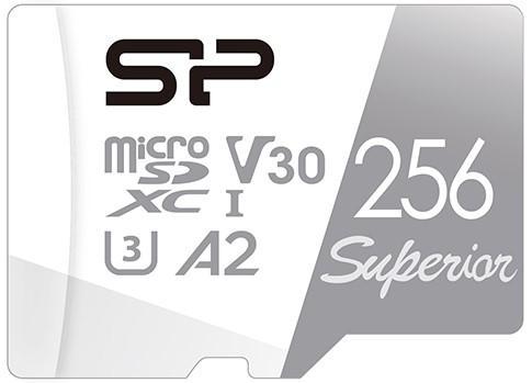 Флеш карта microSD 256GB Silicon Power Superior A2 microSDXC Class 10 UHS-I U3 Colorful 100/80 Mb/s