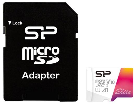 Карта памяти microSDXC 128Gb Silicon Power Elite A1
