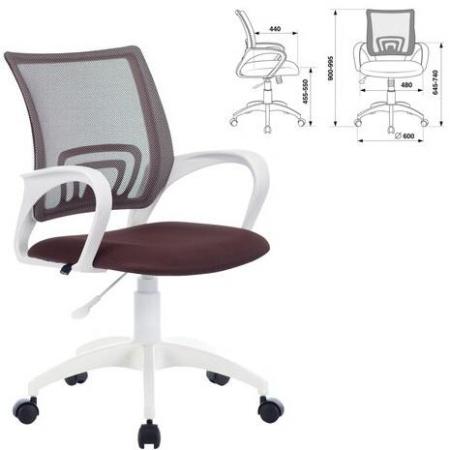 Кресло BRABIX "Fly MG-396W" коричневый