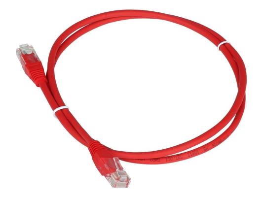Патч-корд TWT UTP кат.5e, с заливными колпачками, 7.0 м, красный