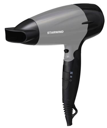 Фен StarWind SHD 6110 2000Вт серебристый чёрный