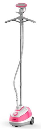 Отпариватель напольный Starwind SVG7750 1800Вт белый/малиновый