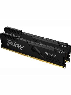 Оперативная память для компьютера Kingston FURY Beast Black DIMM 32Gb DDR4 3200 MHz KF432C16BB1K2/32