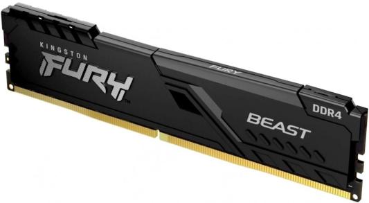 Оперативная память для компьютера Kingston FURY Beast Black DIMM 32Gb DDR4 3200 MHz KF432C16BB/32