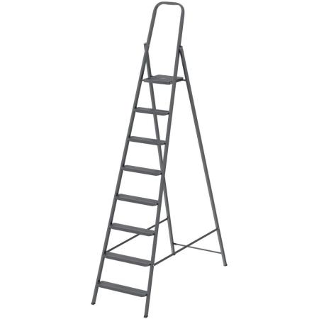 Стремянка 8 ступеней, компактная, стальная Россия// Сибртех