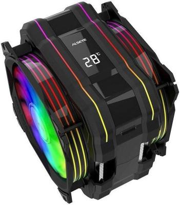 M120D Universal, 200W, Heat pipe 6mm*6, 120mm FAN 700~1900rpm, 73.75CFM, 41.2dBA, 8 LED, LED temperature cover RTL, (874289)