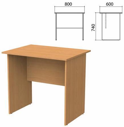 Стол письменный "Бюджет", 800х600х740 мм, груша ароза, 402659-336