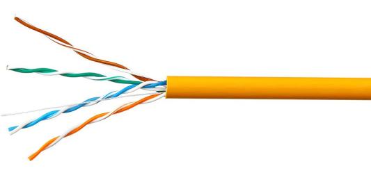 SkyNet Кабель UTP нг-LSZH 4x2x0,51, низкое дымовыделение, нулевое содержание галогенов (100м) [CSP-UTP-LSZH-4-CU/100]