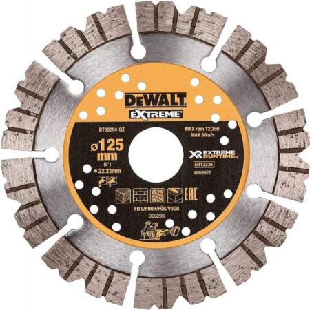 Алмазный круг S-сегм.125х22.2,h=12мм DT90294-QZ DeWalt