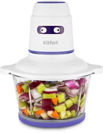 Измельчитель электрический Kitfort КТ-3050-1 белый/фиолетовый