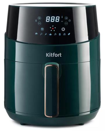 Аэрогриль KITFORT КТ-2222 зелёный чёрный