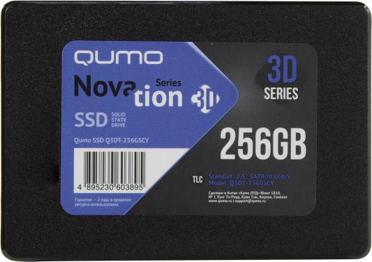 QUMO SSD 256GB Novation TLC Q3DT-256GSCY {SATA3.0}