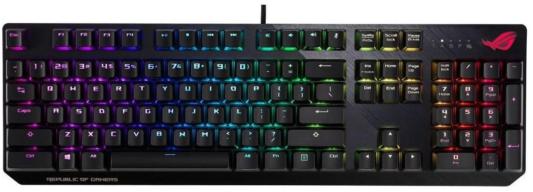 Клавиатура проводная ASUS ROG Strix Scope NX USB черный