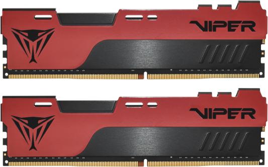Память DDR 4 DIMM 8Gb(4Gbx2)  PC21300, 2666Mhz, PATRIOT Viper 4 Elite ll CL16 (PVE248G266C6K) (retail)