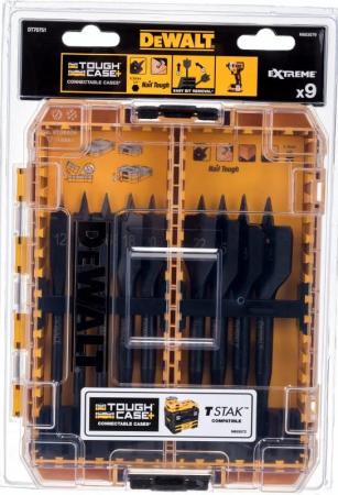 Набор сверл перьев. IMPACT 12-32мм,8шт DT70751-QZ DeWalt