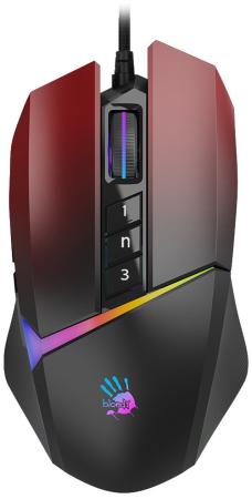 Мышь A4Tech Bloody W60 Max красный оптическая (10000dpi) USB (10but)