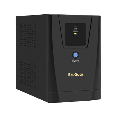 Exegate EP285488RUS ИБП ExeGate SpecialPro UNB-1200.LED.AVR.C13.RJ.USB <1200VA/750W, LED, AVR, 6*IEC-C13, RJ45/11, USB, Black>