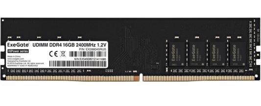 Оперативная память для компьютера Exegate HiPower DIMM 16Gb DDR4 2400 MHz EX288045RUS