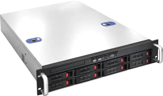 Серверный корпус 2U Exegate Pro 2U550-HS08 800 Вт черный серебристый