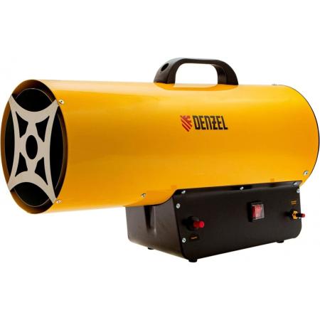 Тепловая пушка Denzel GHG-50 50000 Вт желтый