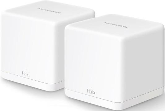 Бесшовный Mesh роутер Mercusys Halo H30G(2-pack) AC1300 10/100/1000BASE-TX белый (упак.:2шт)