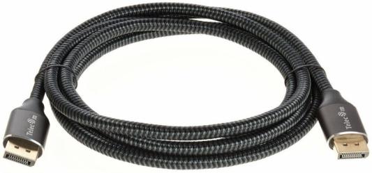 Кабель DisplayPort 2м TELECOM TCG750-2M круглый серый