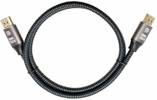 Кабель DisplayPort 1м TELECOM TCG750-1M круглый серый