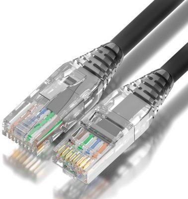 GCR Патч-корд 2.0m LSZH UTP кат.5e, черный, коннектор ABS, 24 AWG, ethernet high speed 1 Гбит/с, RJ45, T568B, GCR-52242