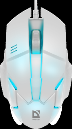 Мышь проводная Defender MB-982 белый USB