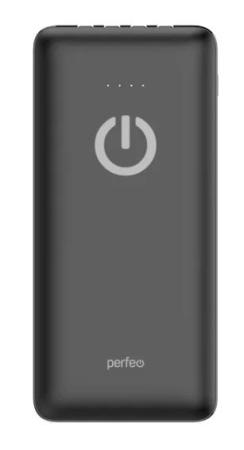 Внешний аккумулятор Power Bank 10000 мАч Perfeo Absolute черный PF_B4878