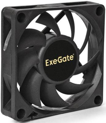 Exegate EX283372RUS Вентилятор ExeGate EX07015H3PM, 70x70x15 мм, гидродинамический, 3pin+Molex, 3000RPM, 26dBA