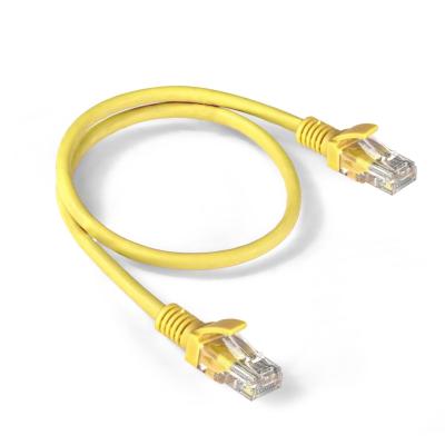 Exegate EX286376RUS Патч-корд ExeGate UTP-RJ45-RJ45-5e-0,5M-LSZH-YL, UTP, cat.5e, LSZH, 0.5м, желтый