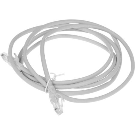 Exegate EX286383RUS Патч-корд ExeGate UTP-RJ45-RJ45-5e-2M-LSZH-GY, UTP, cat.5e, LSZH, 2м, серый