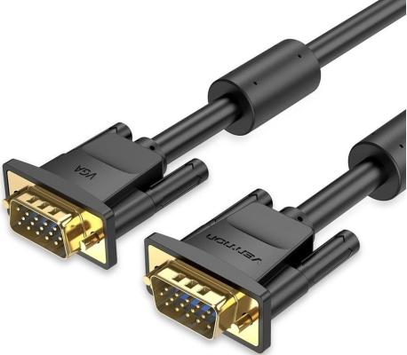 Кабель Vention VGA 15M/15M с 2 ферритовыми фильтрами - 5м.